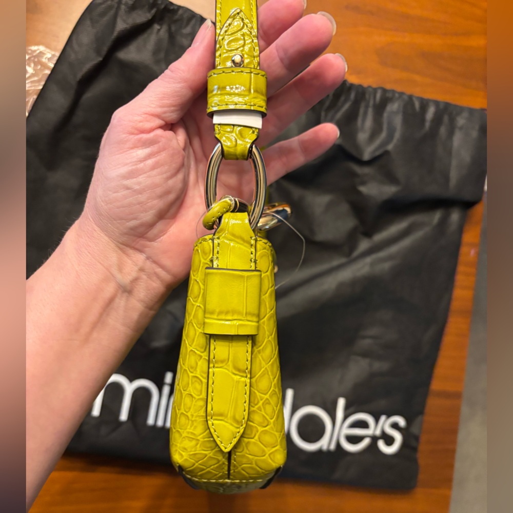 MICHAEL KORS NWT Koa Patent Leather Medium Shoulder Bag & dust bag*, croc - Picture 7 of 17